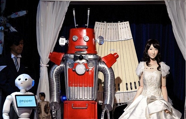 Свадьба роботов в Японии