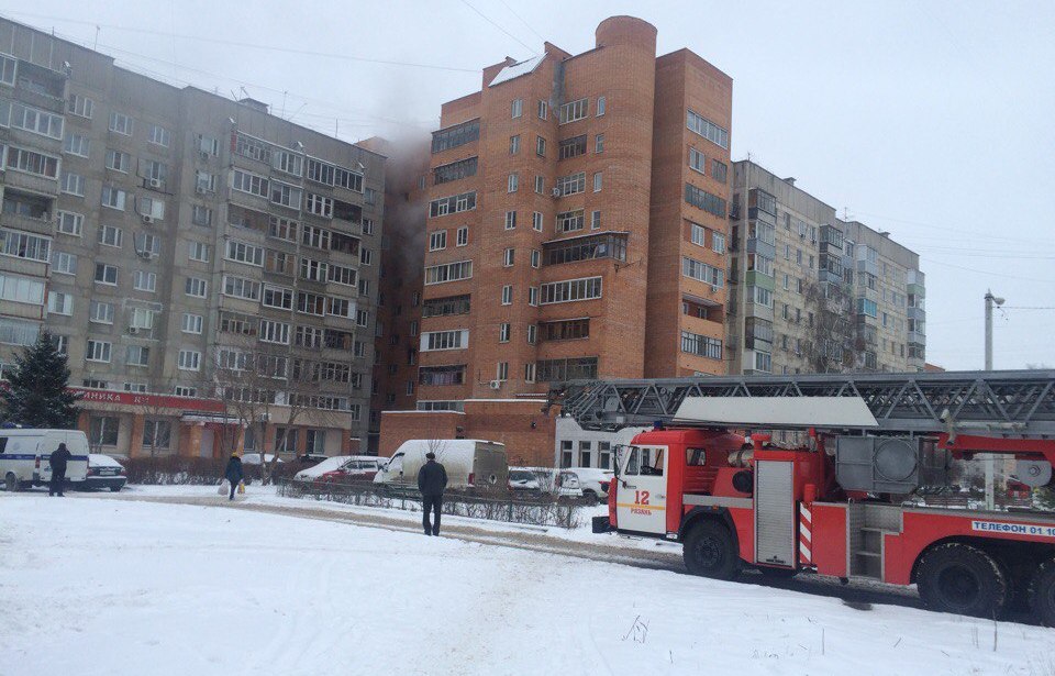 В Рязани пожарных не пропустили к месту возгорания